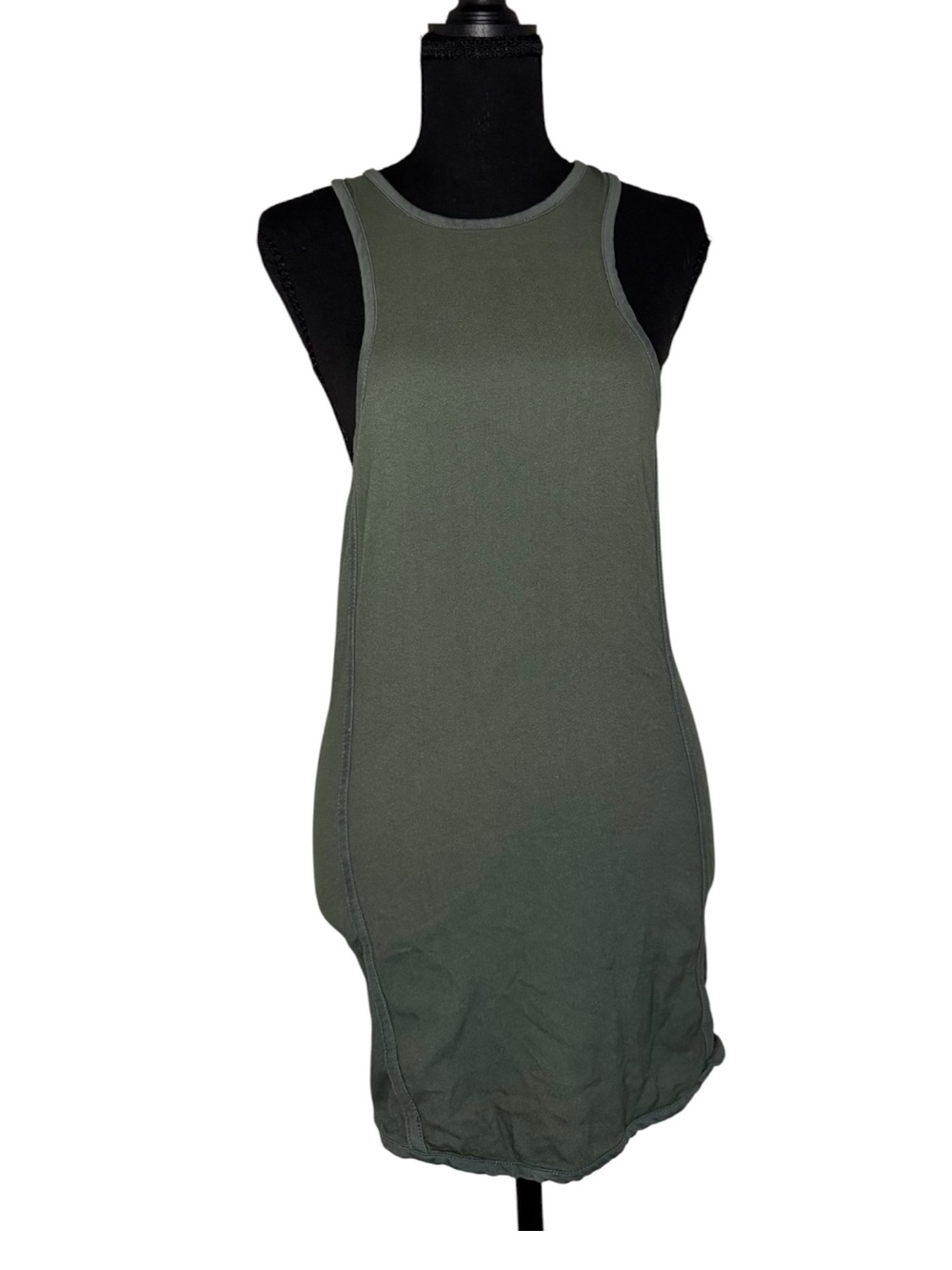 MIKOH Katsumi Mini Dress in the Khaki colorway
